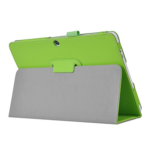 IVSO hochwertiges PU Leder Etui hülle Tasche Case – mit Standfunktion, super 360° Anti-Wrestling, ist für Acer Iconia One 10 (B3-A30) 25,7 cm (10,1 Zoll HD) Tablet-PC perfekt geeignet (Grün) - 4