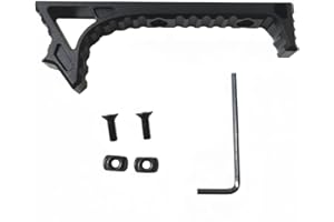 APLUSGEAR 4 Colours Aluminium Linkage Curved Angled Foregrip for M-Lok Compatible Handguard Systems