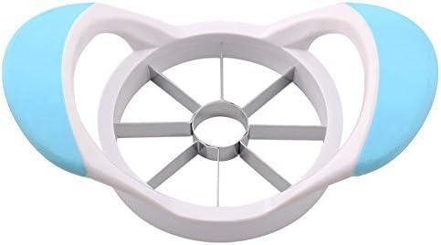 Apple Slicer Fruit Divider Corer 8-Slices Sharp Stainless Steel Blades Comfortable Rubber Grip Handle