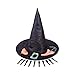 Produktbild Namgiy Halloween Hexenhut Kostüm Party Requisiten Cosplay Dekoration Set Satin Schwarz für Bühnenshow Maskerade