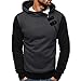 Produktbild Vovotrade Herren beiläufige Langarm Kapuzenmantel Jacke Outwear Hoodies Sweatjacke Herren Casual Herbst Reißverschluss Tasten mit KapuzeKapuzenpullover DüNnen Hoodie