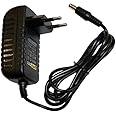 Vidoelettronica® Trasformatore Alimentatore USB 12V Con Spina EU, da Presa Casa AC220V a DC 12V (24W 12V 2A)