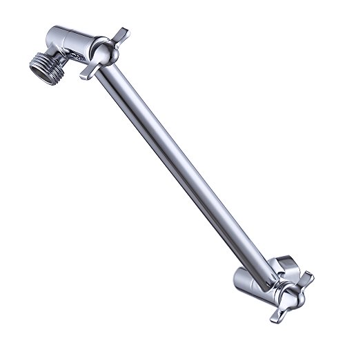 KES Wandarm Zulaufarm für Duschkopf Messing Wandmontage, Chrom, PSA10