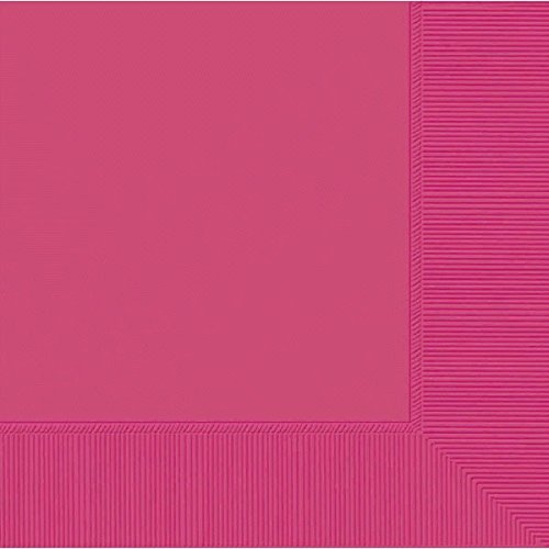 Amscan International Servietten, Magenta, 50 Stück