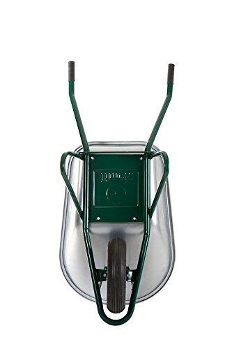 Profi Schubkarre Bauschubkarre grün 100l Liter mit Bodenplatte ***NEU/2.WAHL***