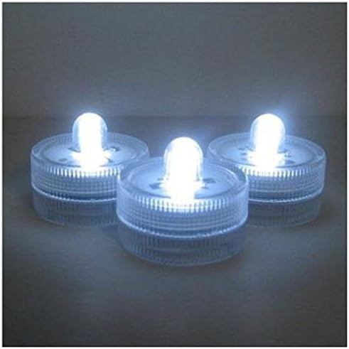 XABL Set Of 36pcs Waterproof Wedding Festival Decoration Underwater Battery Sub LED Lights Candles White Lights