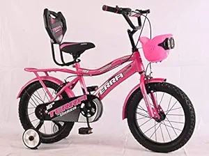 Unisex 5-7 Years Kids Cycle 16T Boy Girl Bicycle Steel Rim Back Carrier EVA Tubeless Tyre