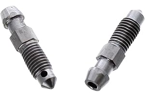 BIGG RED M7 X 1 30.5mm Stainless Steel Brake Bleed Screws Nipples (2)