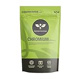 Chromium Picolinate 1000mcg 180 Tablets - Mineral Supplement - UK Made. Pharmaceutical Grade