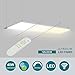 Produktbild OUBO Deckenlampe LED Panel Deckenleuchte Farbwechsel Pendelleuchte dimmbar 2700-6500K 40W 3200lm mit Fernbedienung Seilaufhängungen Küchenlampe Wandleuchte
