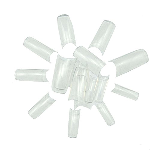 Wholesale 20PCS Clear Natural False Point Stiletto French Acrylic UV Gel Nail Tips Free Ship