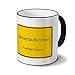 Produktbild Städtetasse Niedertaufkirchen - Design Ortsschild - Stadt-Tasse, Kaffeebecher, City-Mug, Becher, Kaffeetasse - Farbe Schwarz