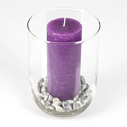 Runde Glasvase / Blumenvase EMMA, klar, 20 cm, Ø 13,5 cm – Tischvase / Kerzenglas – INNA Glas - 2