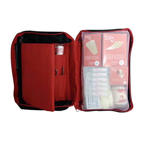 Botiquín de primeros auxilios con 120 artículos para cicloturismo