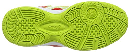 Asics Gel-squad Gs, Unisex-Erwachsene Hallenschuhe Rot (cherry Tomato/white/black 2101)