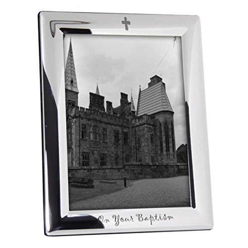 On Your Baptism Frame Picture Photo Silver Novelty Stylish Present Gift for