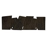 Bordura De Polietileno Color Marron Oscuro 20X60Cm (Pack 4 Unidades) Incluye Pinza De Fijacion - 8413246151474