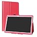 Produktbild Labanema 10.1" Teclast A10S /A10H Hülle, Slim Fit Folio PU Leder dünne Kunstleder Schutzhülle Cover Schale Etui Tasche für 10.1" Teclast A10S /A10H Tablet - Rot