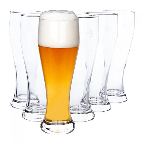 confronta il prezzo Set di 6 bicchieri da birra di frumento Bavaria 0,5 litri, calibrati miglior prezzo
