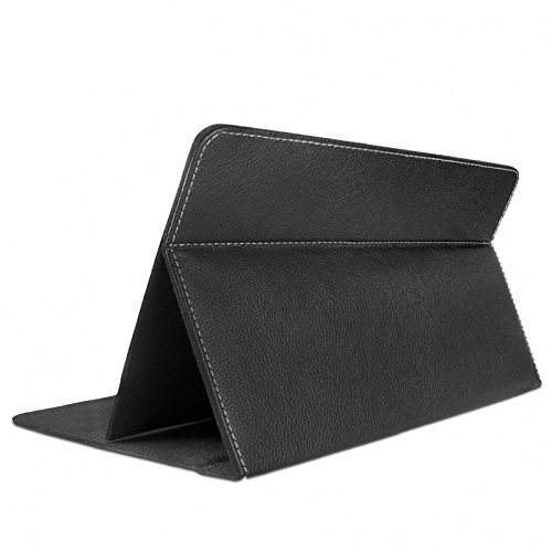 Universal Tablet Tasche Hülle für TechniSat TechniPad 10G-HD Tablet-PC Schutztasche Schutzhülle Cover Case mit Aufstellfunktion hochwertige Leder-Optik schwarz - 3