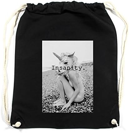 Insanity 01796001 Unicorn Gym Sack Black Certified Freak