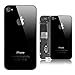 Produktbild Apple iPhone 4S Glas Backcover Akkudeckel Rückseite Schwarz !! Gratis Torx !! (nicht geeignet für das iPhone 4)