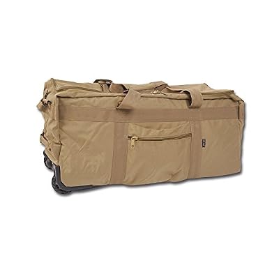 Mil-Tec Sac à dos Voyager Miltec sur roulettes 100 Litres (Coyote)