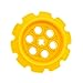 Produktbild 1 x Lego Technic Ketten Antriebsrad gelb Führungsrad Kettenräder Raupe Tread Sprocket Wheel Rad Large Technik für Set 8992 7685 8275 57519
