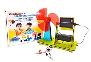 StepsToDo Solar and Electrical Fan Making Kit. Two in One. DIY Science Project. Educational Gift.