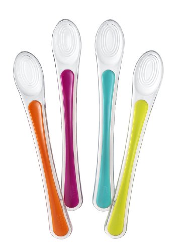 Tommee Tippee Explora 1st Weaning Spoons (Assorted Colours, 2-Pack)