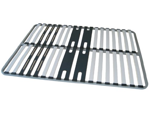 Promo Matelas - Sommier Cadre Lattes Morphologiques - Gris - 160 X 200 Cm