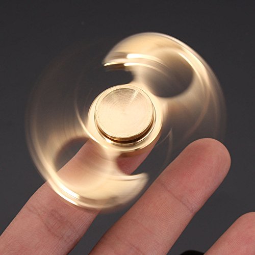 Bestweekend Brass EDC Hand Spinner Gadget Finger Spinner Fidget Reduce Stress Gadget