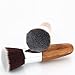 Zotop 10pcs Professional Carbonized Bamboo Handle Cosmetic Makeup Brush Set