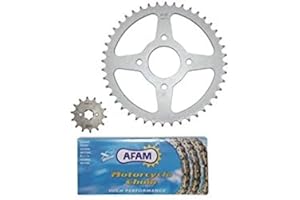 KIT CHAINE ADAPTABLE HONDA 125 VARADERO 2000>2012 520 14x44 (DEMULTIPLICATION ORIGINE) -AFAM-