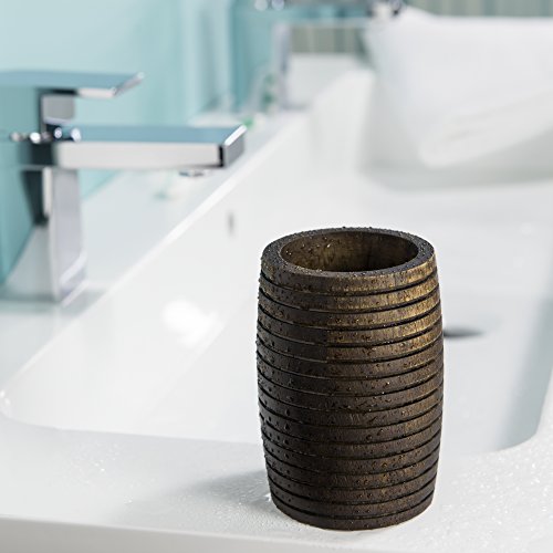 Sealskin 361810474 Becher Native Holz Braun Badaccessoire, Holz, 7.3 x 7.3 x 10.1 cm - 2