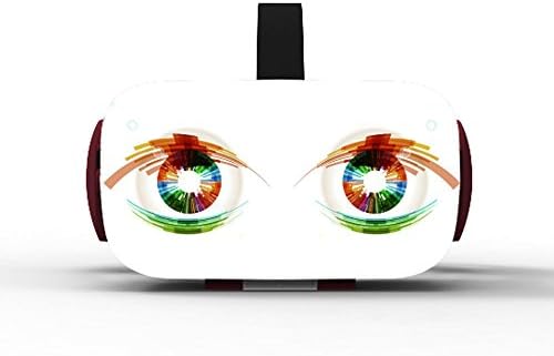 VR Headset,Virtual Real Store 3D VR Box Virtual Reality Glasses Box with Big Clear 3D Optical Lens and Comfortable Head Strap Nose Pad for All 3.5-6 Inch Smartphones