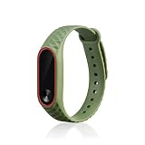 Knowin Armband Diamantarmband Dunkelblau Diamantarmband Ersatz silikon Uhr Armband Band handschlaufe für xiaomi mi Band 2