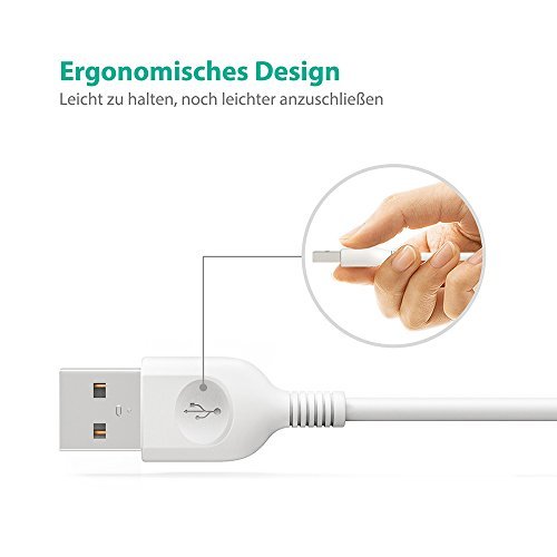 RAVPower Micro USB Kabel 3-Pack Set neu Version für Smartphone Tablet weiß - 4