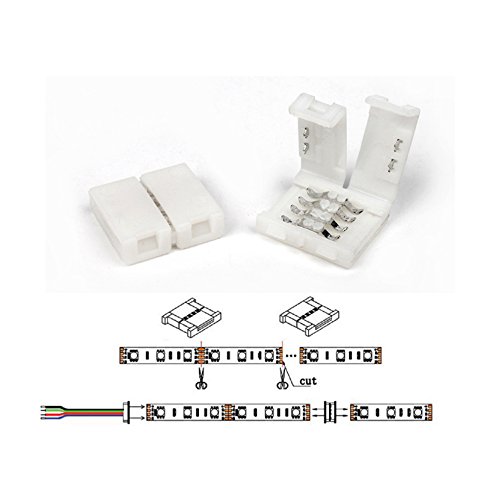 Salcar 5m RGB LED Strip LED Streifen mit 300 LEDs (SMD5050), 16 Farben auswählbar, inkl. 24 Tasten IR-Fernbedienung, Controller und 12V 60W Netzteil - 5