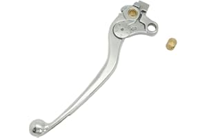S SYUU Motorcycle Clutch Lever Left Hand Compatible with Suzuki GSF 1250 Bandit GSF 1200 GSX 650 F GSX 1400 SV 1000 DL 1000 Vstrom GSX 1300 R Hayabusa Polished Silver