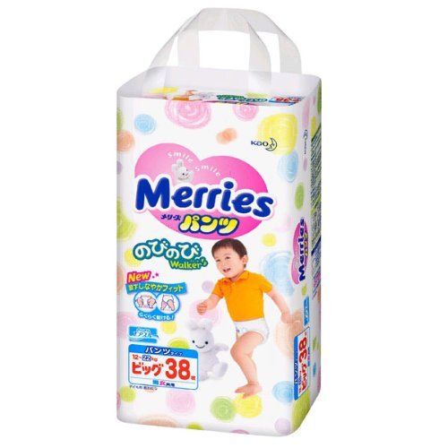 Japanese diapers panties Merries PBL (12-22 kg)// ???????? ?????????? Merries PBL (12-22 kg)