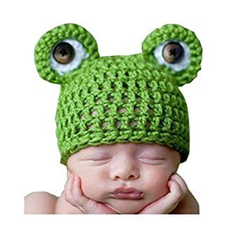 Swashh Baby Frog Design Green Hat Crochet Clothing / Photography Props / Best Baby shower Gift RS.297 (80.00% Off) - Amazon