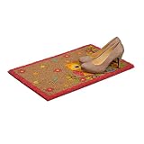 Relaxdays Fußmatte Kokos EULE 40 x 60 cm Kokosmatte mit rutschfester PVC Unterlage Fußabtreter aus Kokosfaser als Schmutzfangmatte und Sauberlaufmatte Fußabstreifer für Außen und Innen Matte, braun - 3