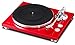 Produktbild Teac TN-300-R HiFi-Plattenspieler (Riemenantrieb, 33/45rpm, USB-Ausgang für Mac/PC, Line/Phono Umschalter) rot