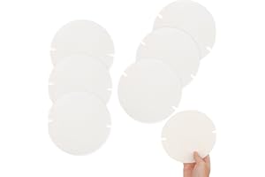 DINSONG Lot de 6 joints d'étanchéité pour tuyau de four Joint d'étanchéité de 155 mm pour tuyaux de four Joint plat résistant à la chaleur jusqu'à 1200 °C En fibres de silicate calciummagnésium