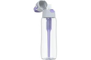 Dafi Bottiglia Filtrante Per Acqua, Solid by Joanna Krupa, Cartucce Filtranti Incluso, con Filtro a Carbone Attivo | Perfetto per la Palestra, Il lavoro, La Scuola e la Casa – Viola