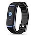 Produktbild ATpart Fitness Armband, Smart Armband Farbdisplay Smart Armband Bluetooth Wasserdichte Sport Armband mit Herzfrequenz Blutmüdigkeit Überwachung Herz Alarmfunktionen Fitness Tracker Smartwatch