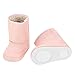 Arshiner Baby Infant Toddler Boys Girls Warm Winter Fur Snow Shoes Boots ,Pink