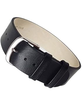 Apollo Ersatzband Durchzugsband Kalbsleder schwarz 22455S, Stegbreite:14mm