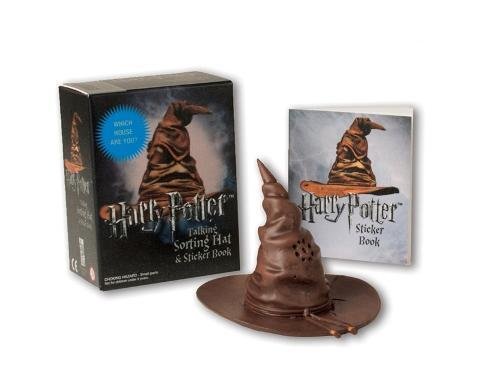 Livres Couvertures de Harry Potter Talking Sorting Hat and Sticker Book: Which House Are You?